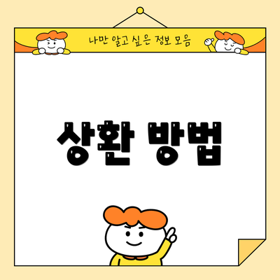 상환 방법