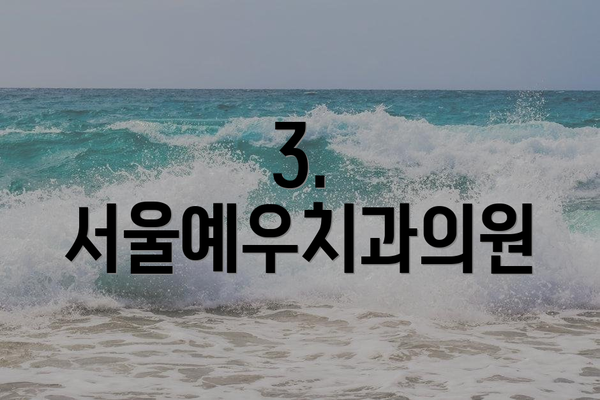 3. 서울예우치과의원