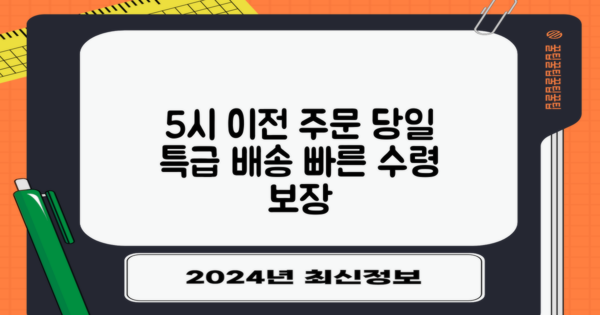 5시건 당일배송 빠른 수령