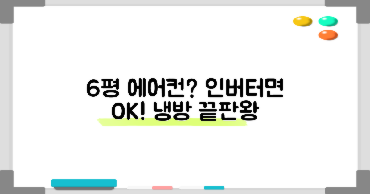 6평 공간, 인버터 에어컨으로 충분할까?