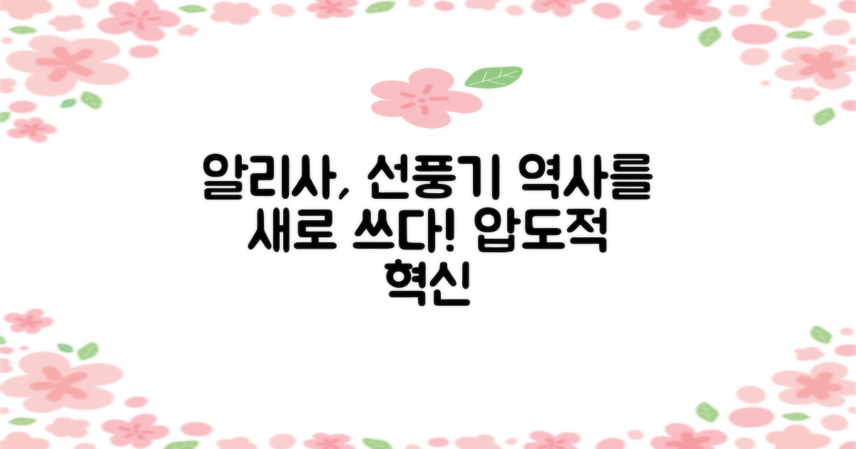 알리사, 선풍기 새 역사