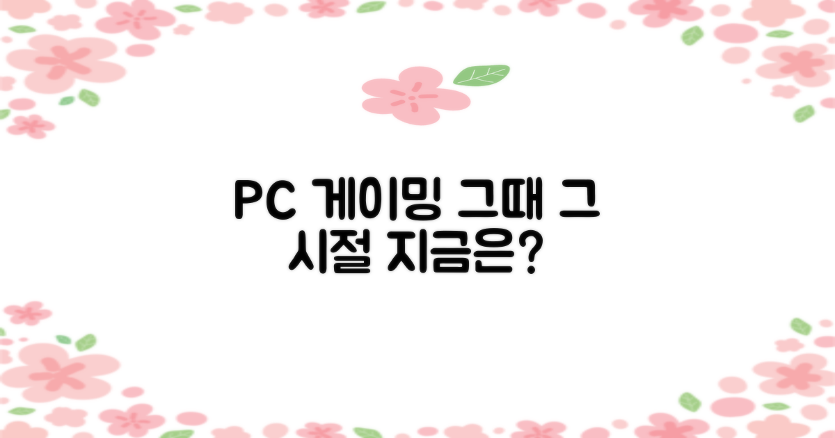 게이밍 PC, 과거와 현재 비교